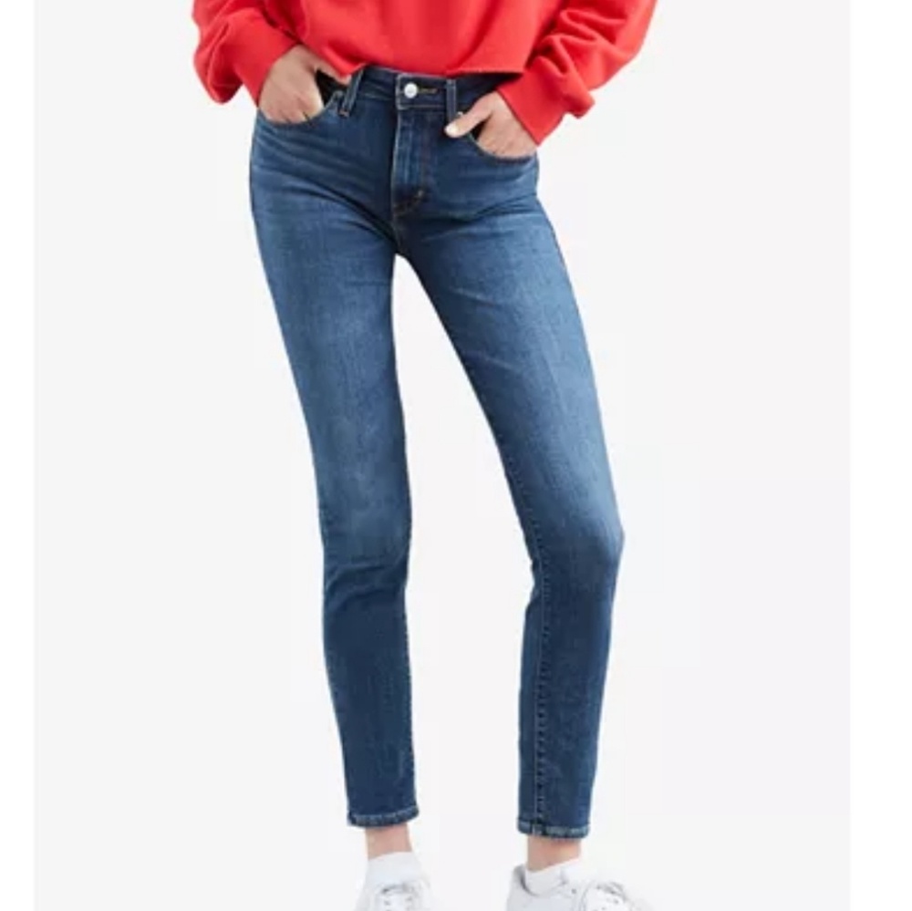 Levi's 721 High Rise skinny in Astro Indigo